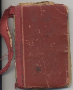 Front of Max Faust's Address Book