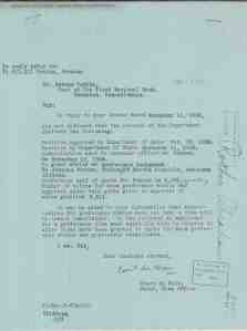 Page 1 of 12 pages in the visa file for Abraham Rothen